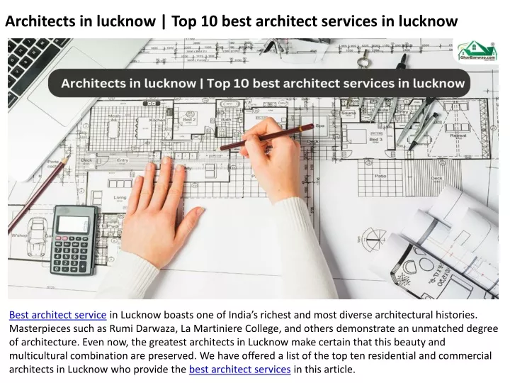 architects in lucknow top 10 best architect