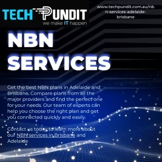 NBN Plans in Adelaide and Brisbane