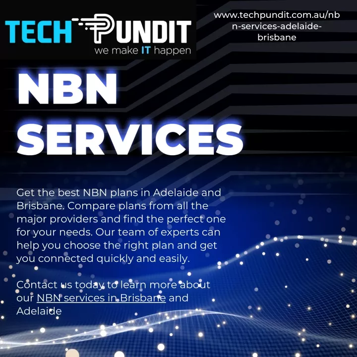 www techpundit com au nb n services adelaide