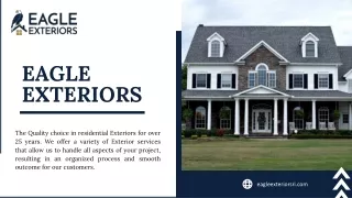 Variety of Exterior Services - Eagle Exteriors