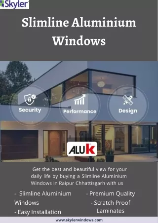 Slimline Aluminium Windows PDF