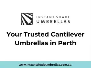 your trusted cantilever umbrellas in perth