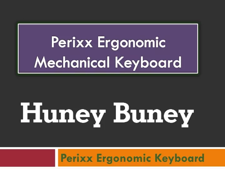perixx ergonomic mechanical keyboard