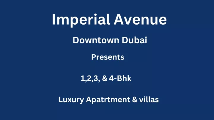 imperial avenue