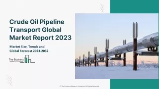 Crude Oil Pipeline Transport Global Market Report 2023 – Market Size, Trends, And Global Forecast 2023-2032