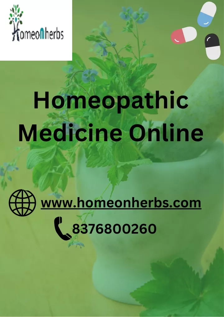 PPT - Homeopathic Medicine Online In India PowerPoint Presentation ...