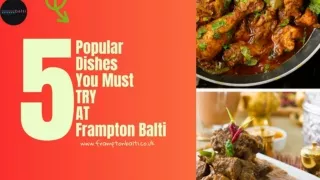 Frampton Balti - 10% Discount On orders over £20 ( Only Collection )