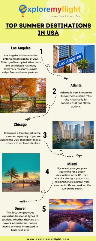 Top Summer Destinations in USA