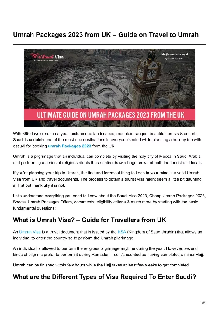 umrah packages 2023 from uk guide on travel