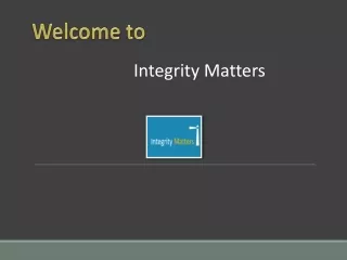 Information Aecurity Data Privacy Training | Integrity Matters