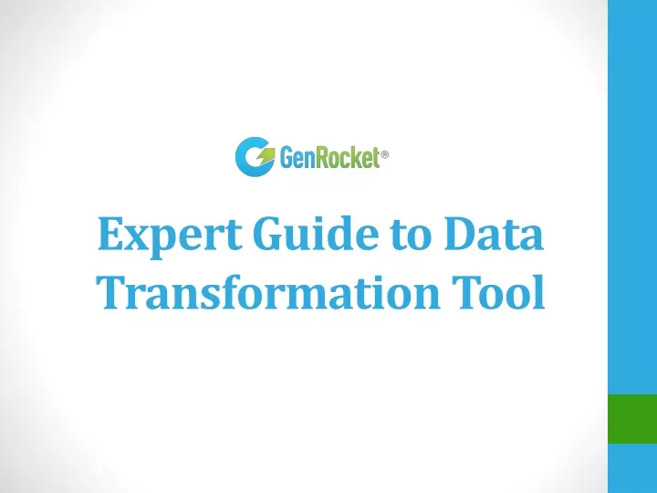 expert guide to data transformation tool