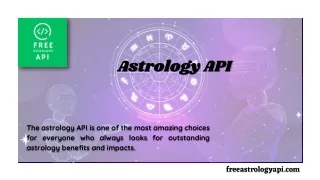 Astrology API