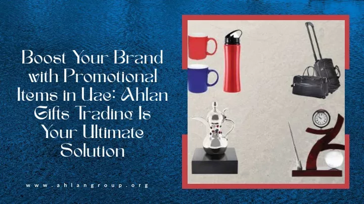 boost your brand with promotional items