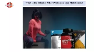 What Is the Effect of Whey Protein on Your Metabolism?