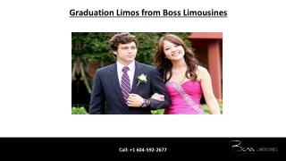 Graduation Limos from Boss Limousines