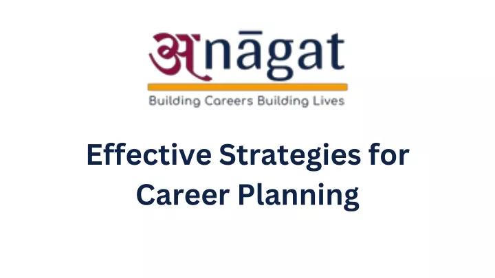 effective strategies for career planning