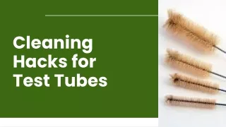 Cleaning Hacks for Test Tubes