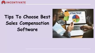 Tips To Choose Best Sales Compensation Software
