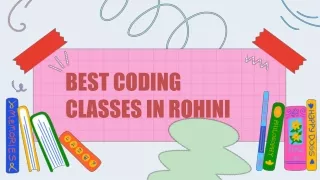 BEST 5 CODING CLASSES IN ROHINI