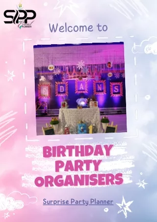 Birthday party organisers | Surprise Parties Planner