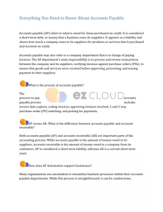 Account Payable Automation Platform