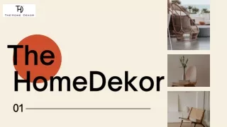 The Home Dekor's Finest Wooden Furniture Collection