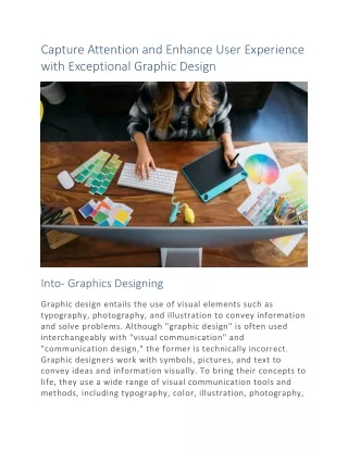 Capture Attention and Enhance User Experience with Exceptional Graphic Design