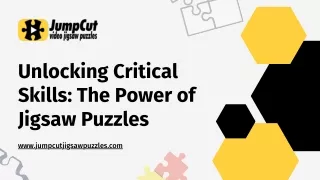 Unlocking Critical Skills The Power of Jigsaw Puzzles