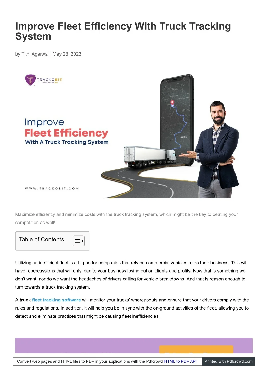 PPT - Improve Fleet Efficiency With Truck Tracking System PowerPoint ...