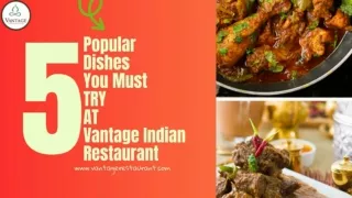 Vantage Indian Restaurant | restaurants near me | food near me