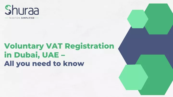 voluntary vat registration in dubai
