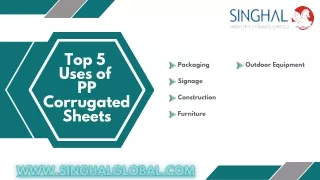The Top 5 Uses of PP Corrugated Sheets