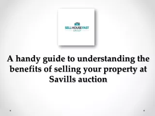 How to sell a property at Savills auction