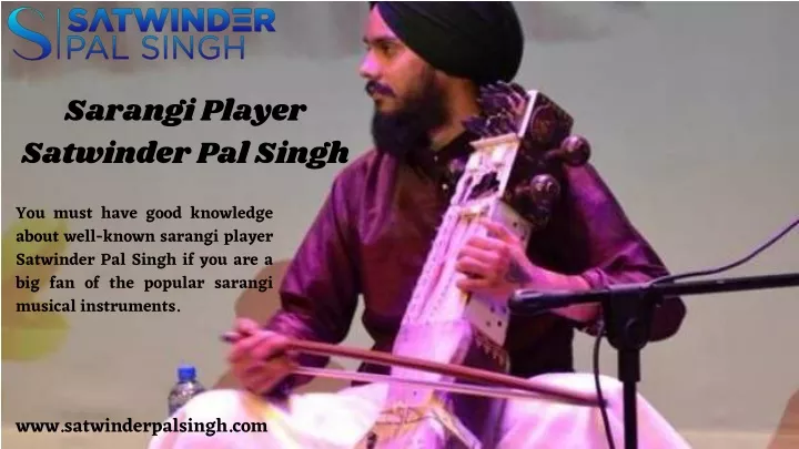 sarangi player satwinder pal singh