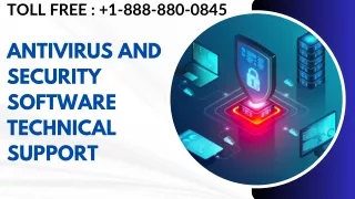 Antivirus and Security Software Technical Support |  1-888-880-0845