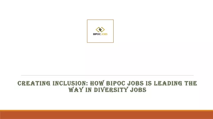 creating inclusion how bipoc jobs is leading the way in diversity jobs