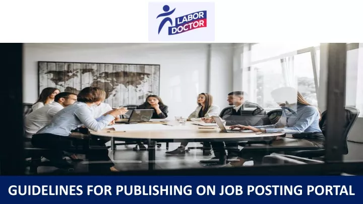 guidelines for publishing on job posting portal