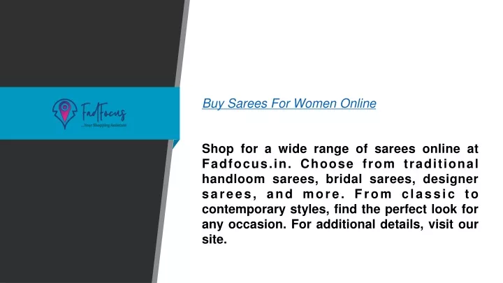 buy sarees for women online shop for a wide range