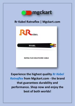 rr kabel ratnaflex mgckart com