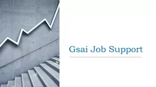 gsai job support