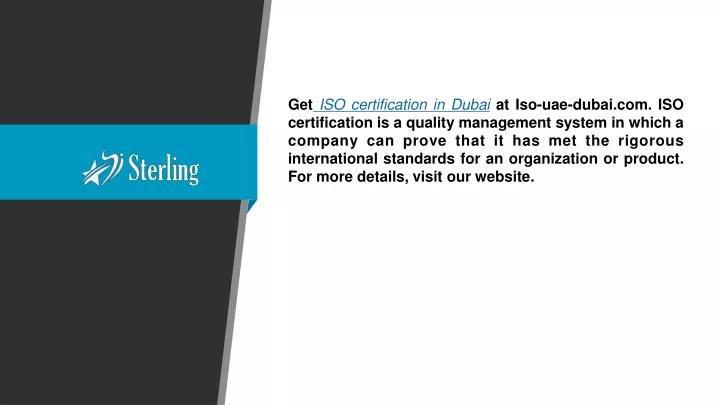 get iso certification in dubai at iso uae dubai