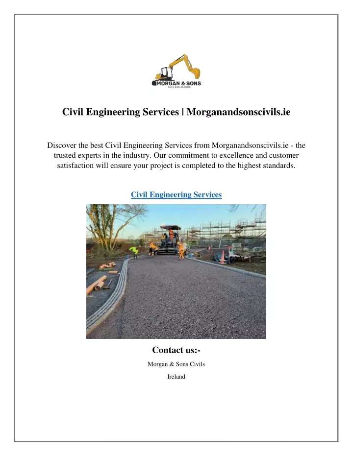 civil engineering services morganandsonscivils ie