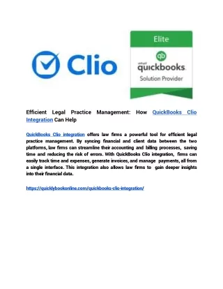 e cient legal practice management how quickbooks