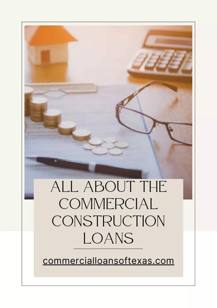 all about the commercial construction loans