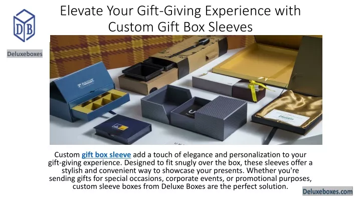 elevate your gift giving experience with custom