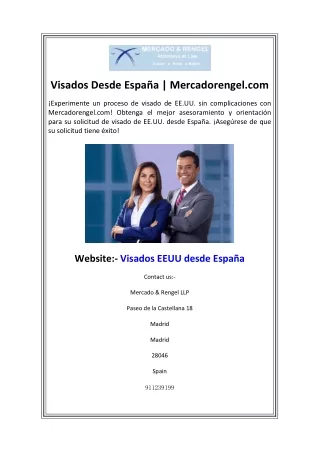 visados desde espa a mercadorengel com