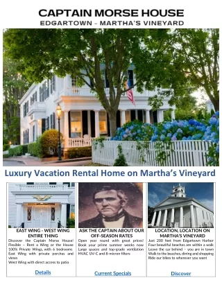 Martha's Vineyard Vacation Rental Home