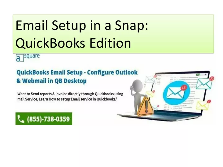 email setup in a snap quickbooks edition