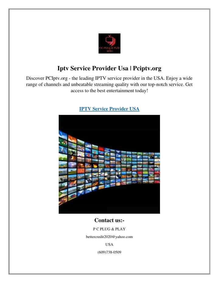 iptv service provider usa pciptv org