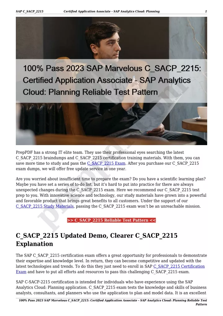 sap c sacp 2215